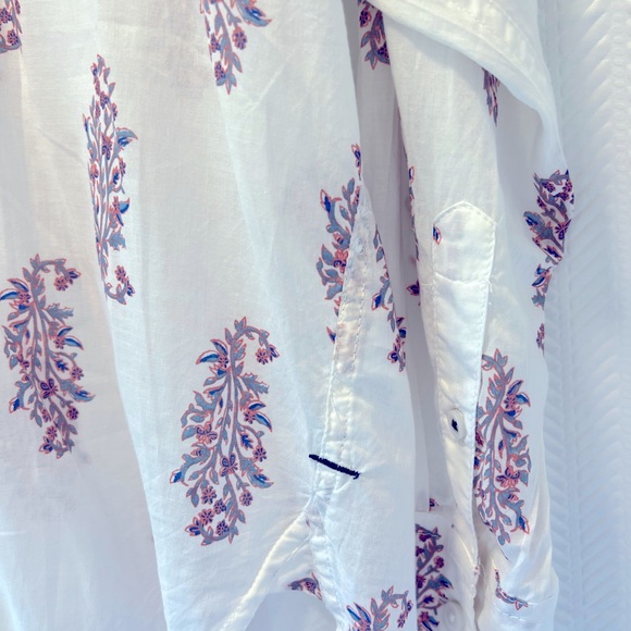 J Crew Blouse Block Print Blouse - Picture 5 of 5